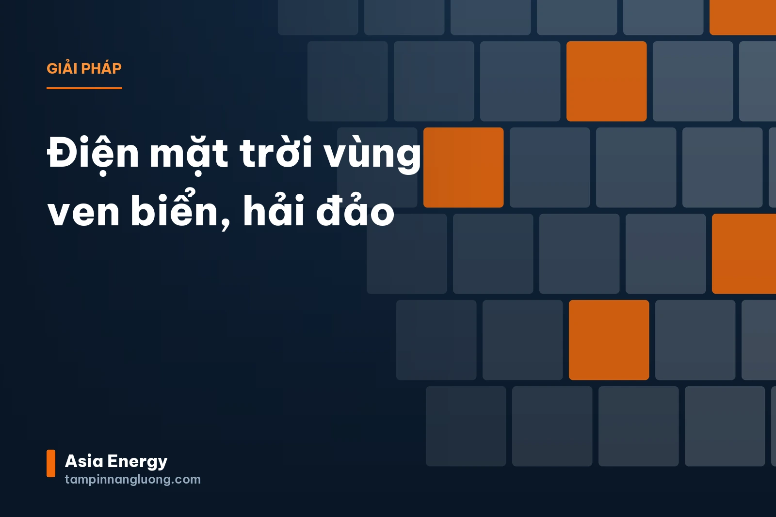 Điện mặt trời vùng ven biển, hải đảo