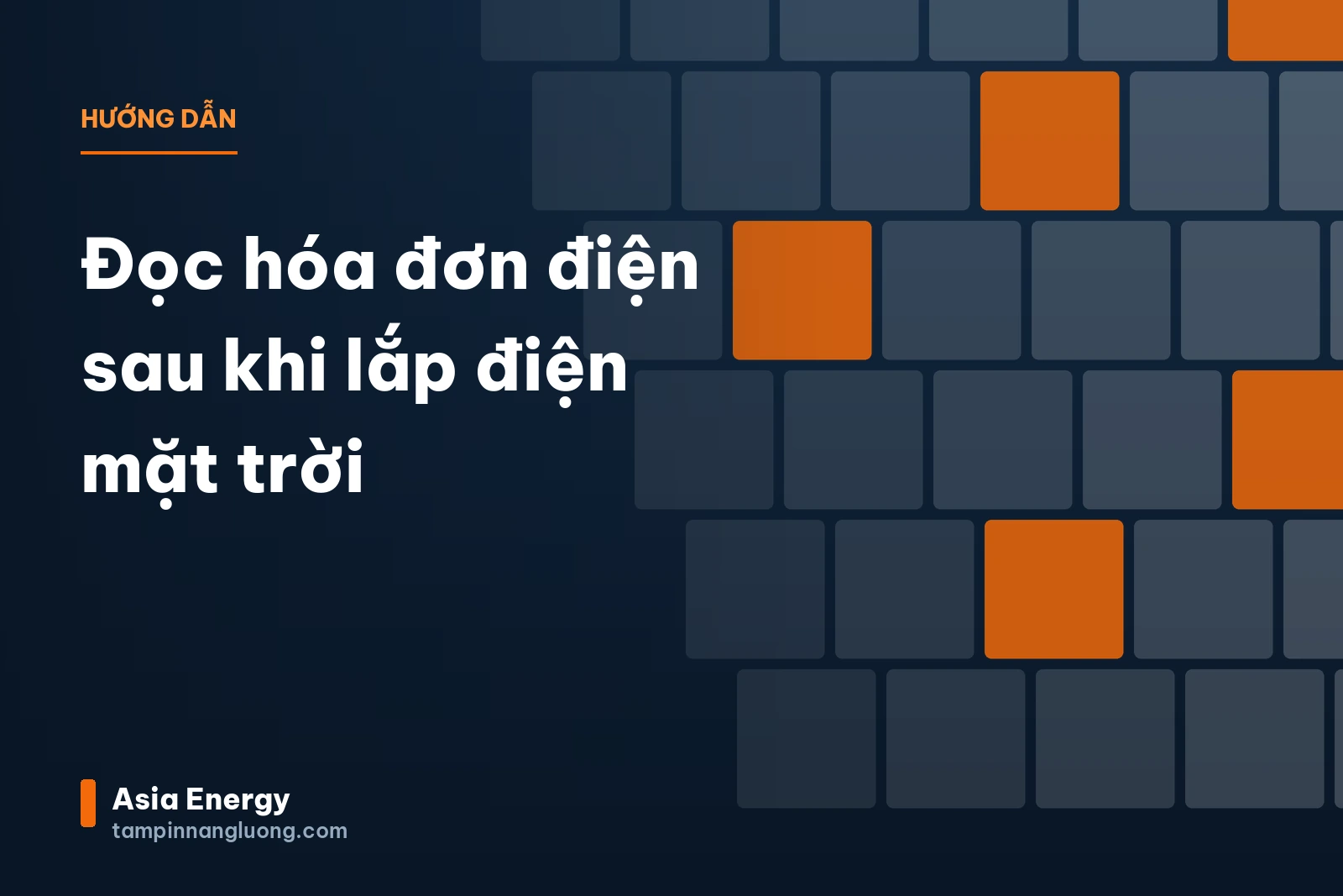 Đọc hóa đơn điện sau khi lắp điện mặt trời